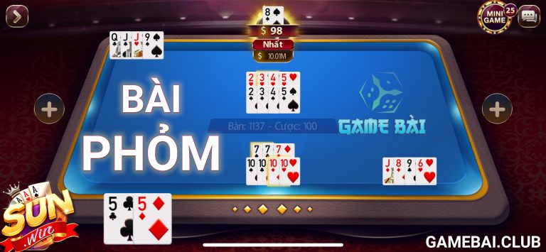 Hình minh hoạ bài Phỏm Online